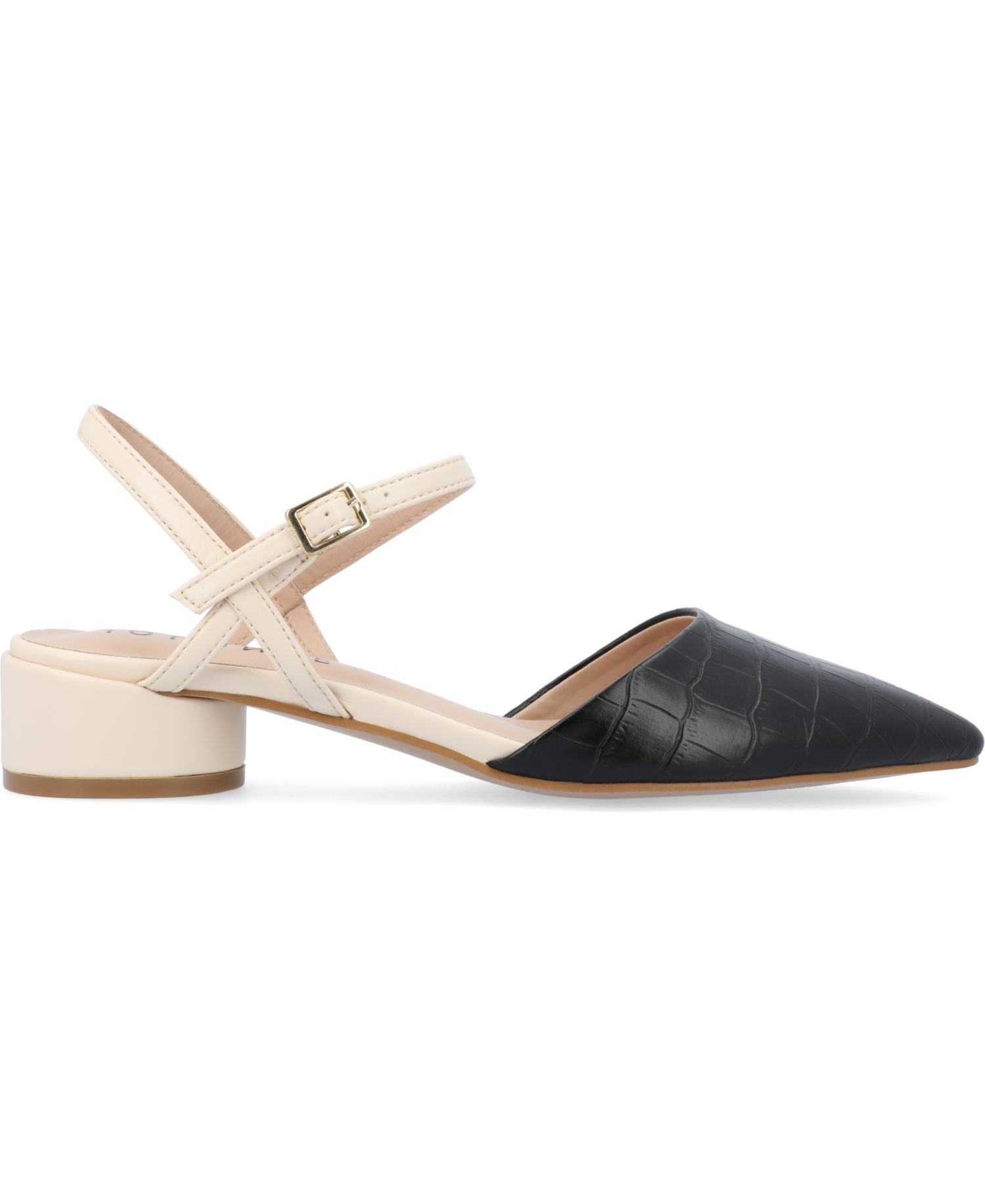 Women's Brynn Block Heel Pointed Toe Flats
