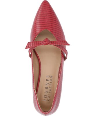 Women's Cait Bow Mary Jane Pointed Toe Flats