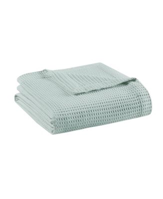 Beautyrest Waffle Weave Cotton Blanket - Macy's
