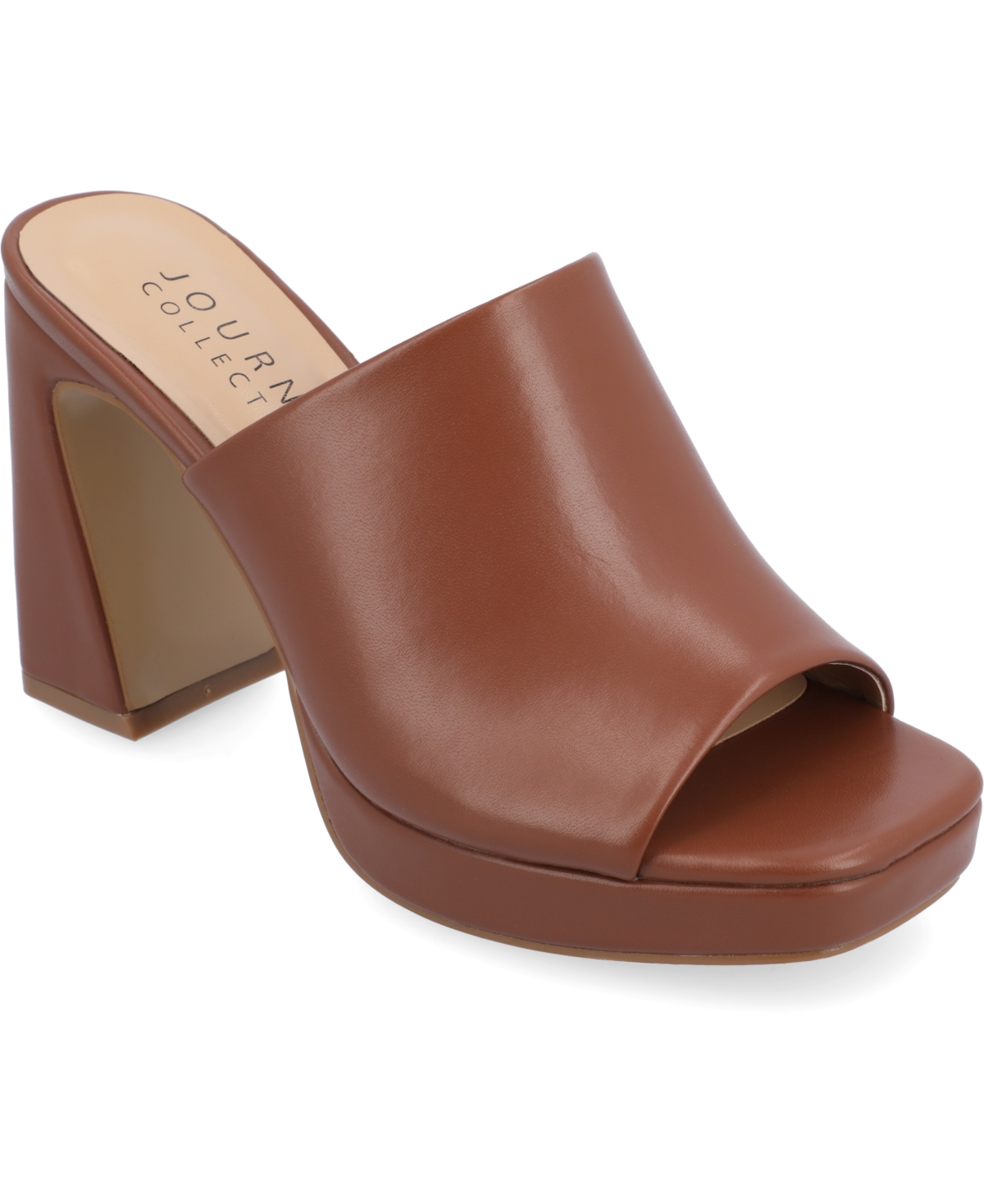 Shop Journee Collection Women's Ezzlynn Platform Sandals In Brown