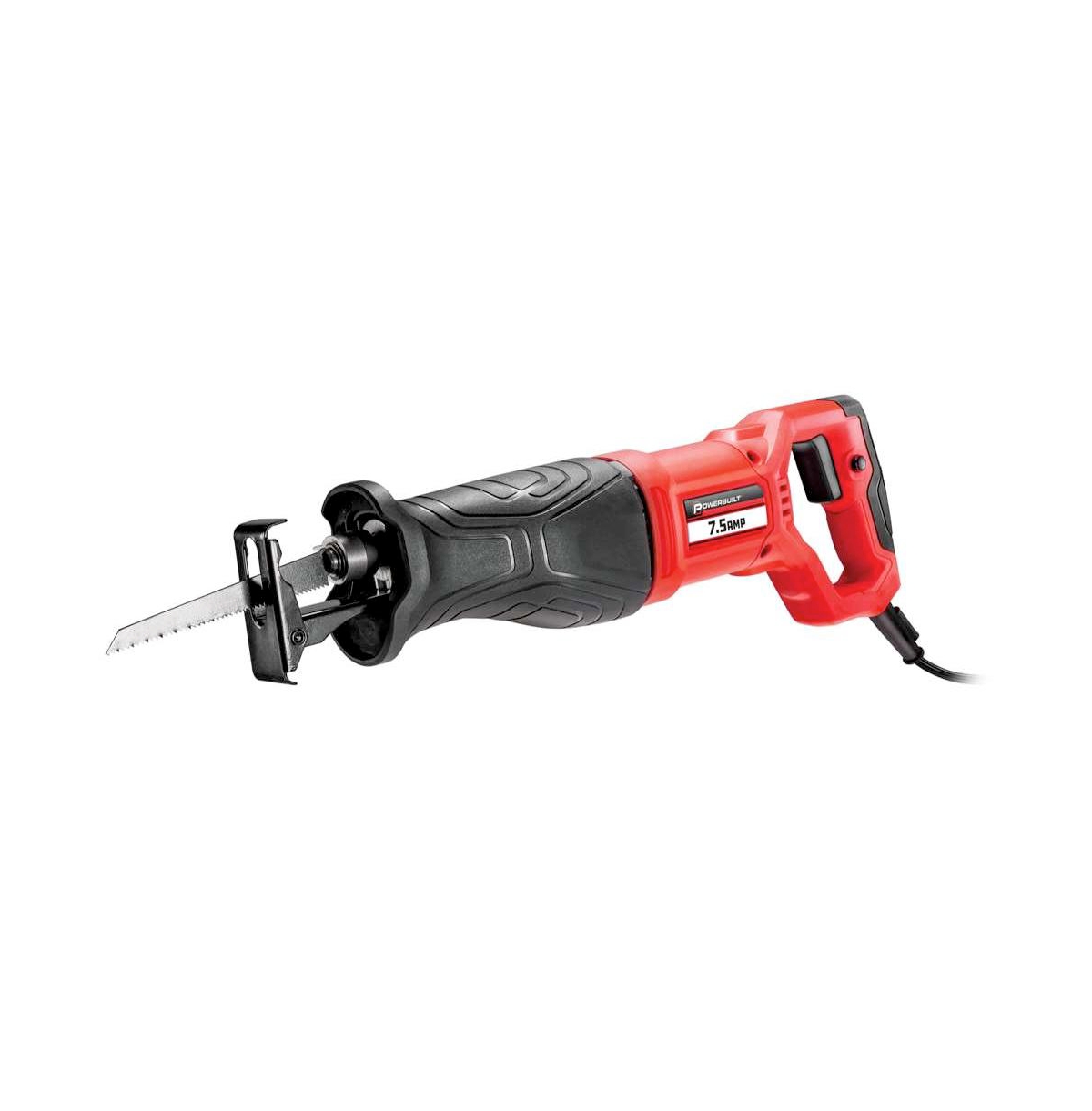 6 Inch 7.5A Reciprocating Saw with 2 Blades - Red