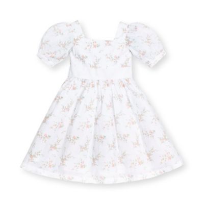 Big Girls Hope and Henry Short Sleeve Puff Sleeve Party Dress