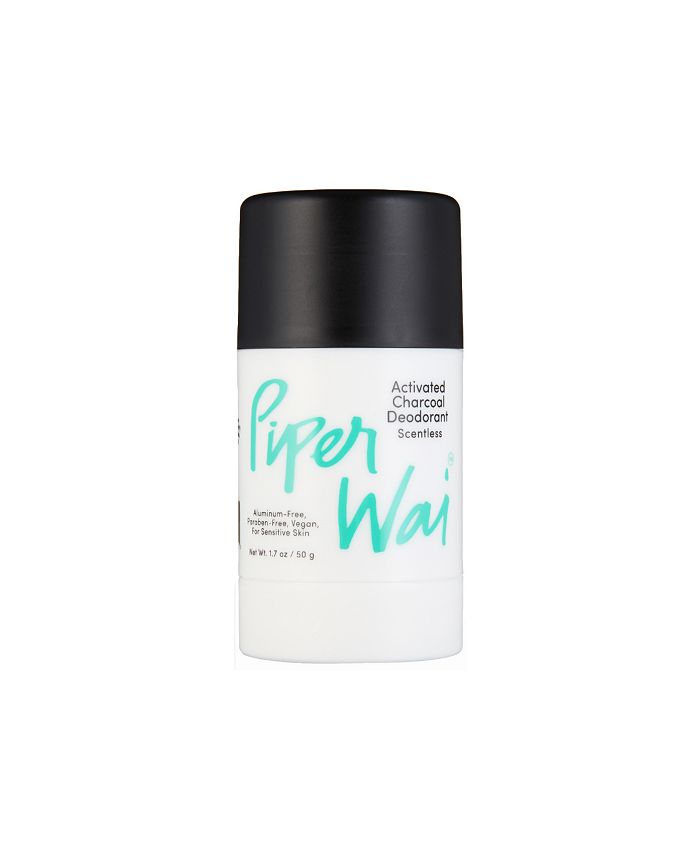 PiperWai NATURAL DEODORANT STICK WITHOUT ALUMINUM, ACTIVATED CHARCOAL