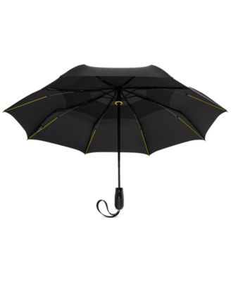 Men's Compact Black Logo Umbrella