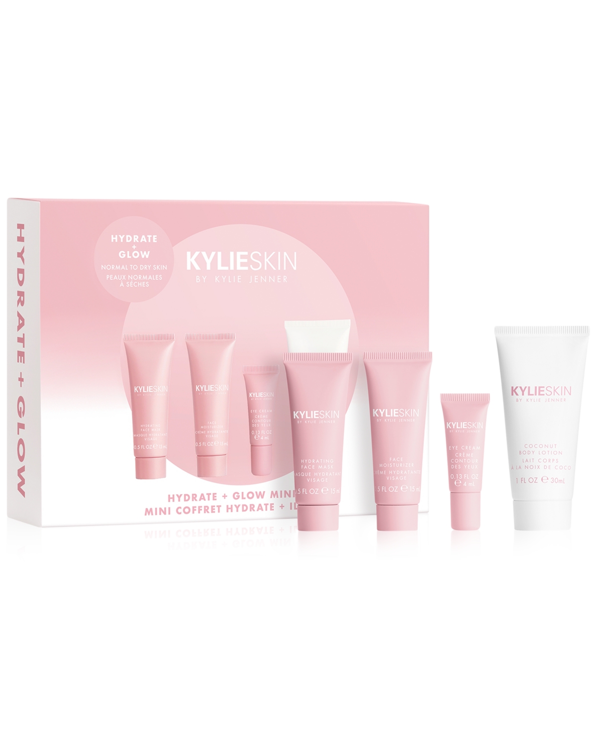 Kylie Cosmetics Kylie Skin 4-pc. Hydrate + Glow Mini Set
