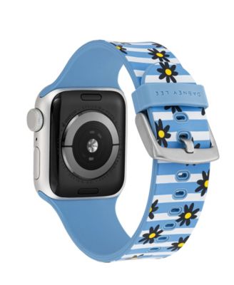 Blue Flower Child Silicone Band by Dabnee Lee designed for Apple Watch&reg; 42mm (Series 10) & 38/40/41mm 
