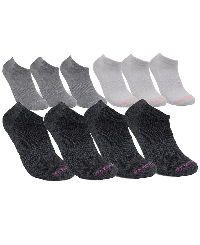 Skechers 10 Soft Finish Pack Women\'s Low from Socks Line Macy\'s - Cut