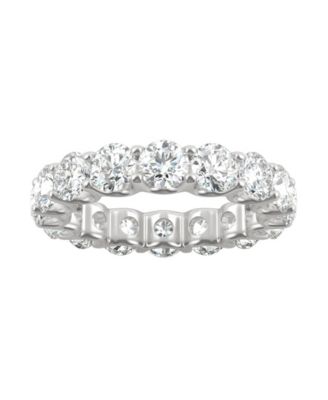 Moissanite Eternity Band (5 ct. t.w. Diamond Equivalent) in 14k White Gold