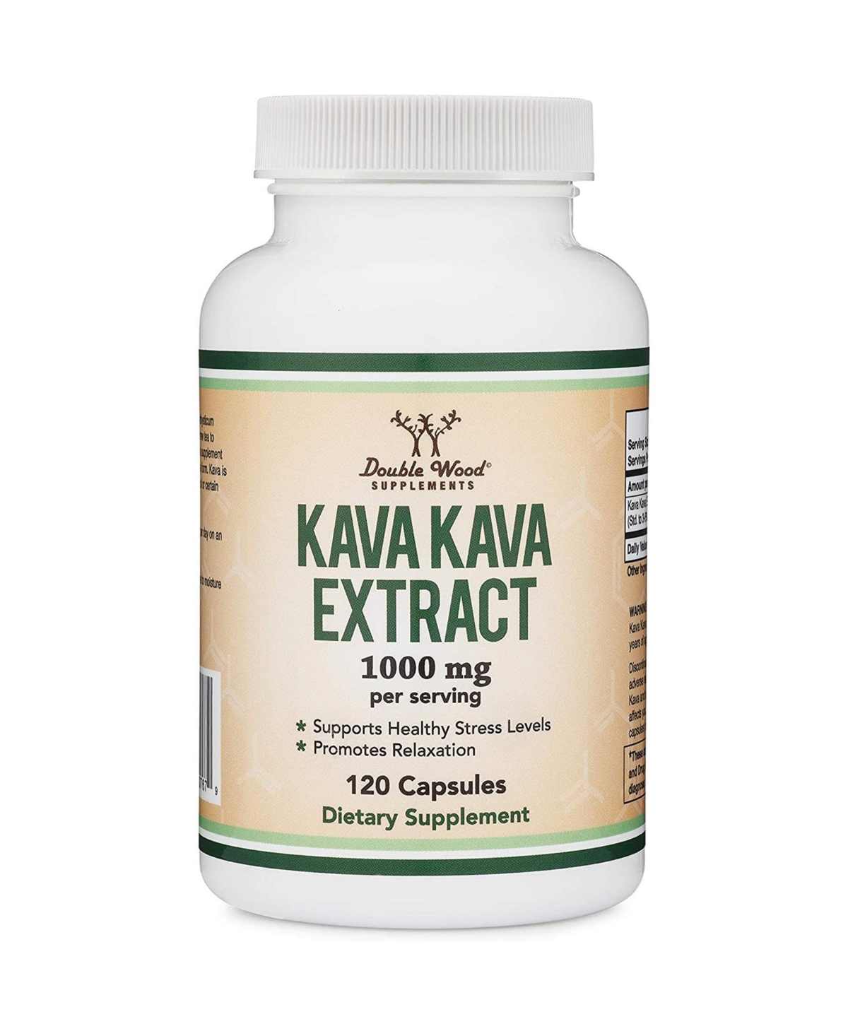 Kava Kava Extract - 120 capsules, 1000 mg servings