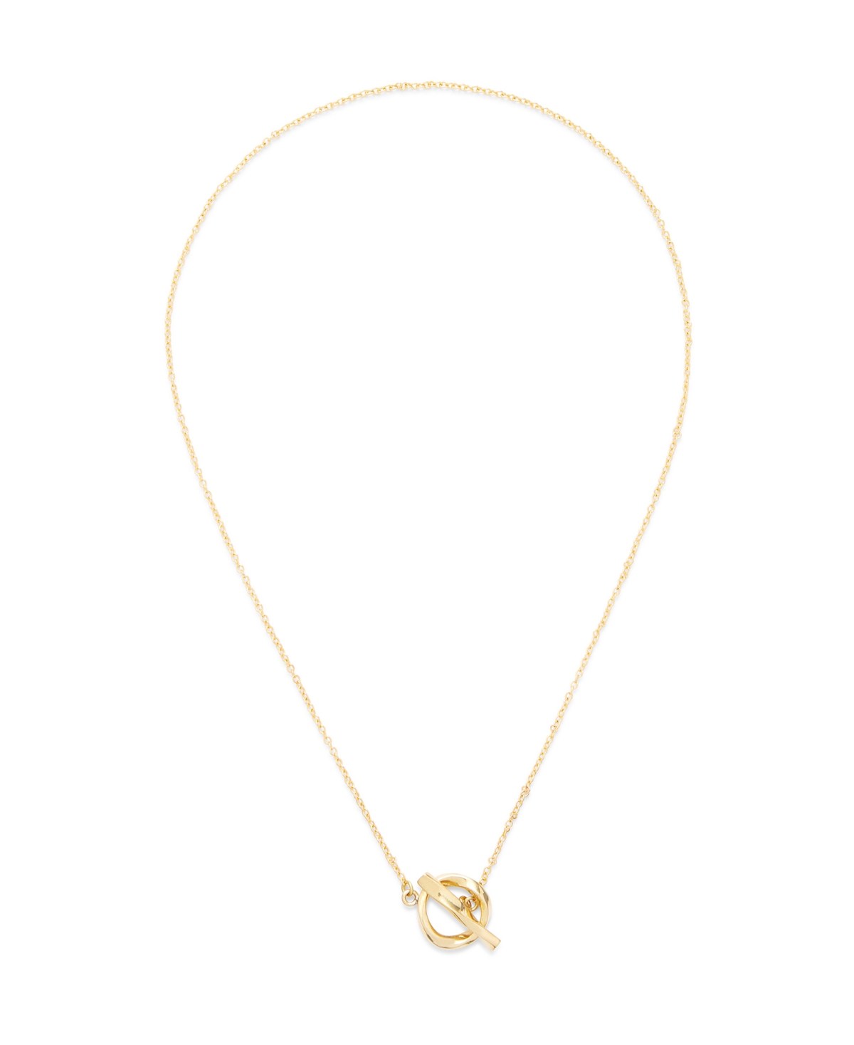 Soko 24k Gold-plated Twist Lariat Necklace