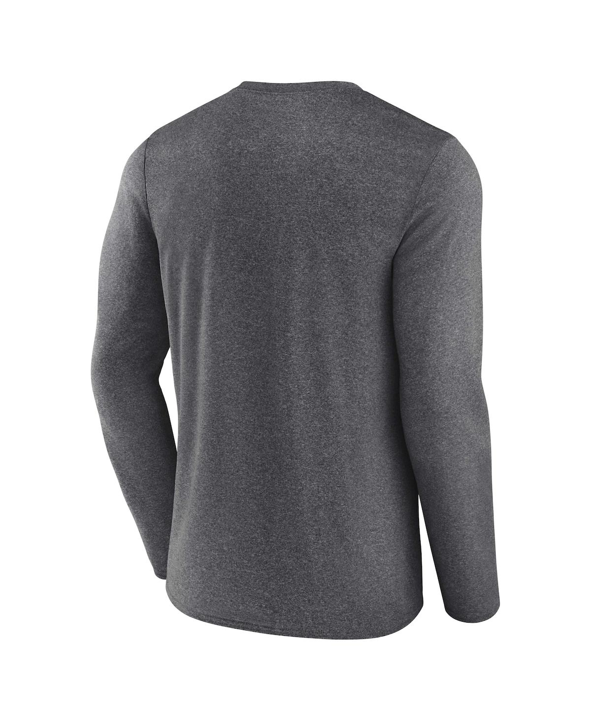 Fanatics Branded Heathered Charcoal Portland Trail Blazers Where Legends Play Iconic Practice Long S In Heathered Charcoal