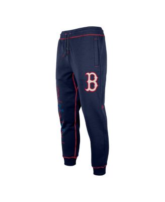 Men's Navy Boston Red Sox Team Split Jogger Pants