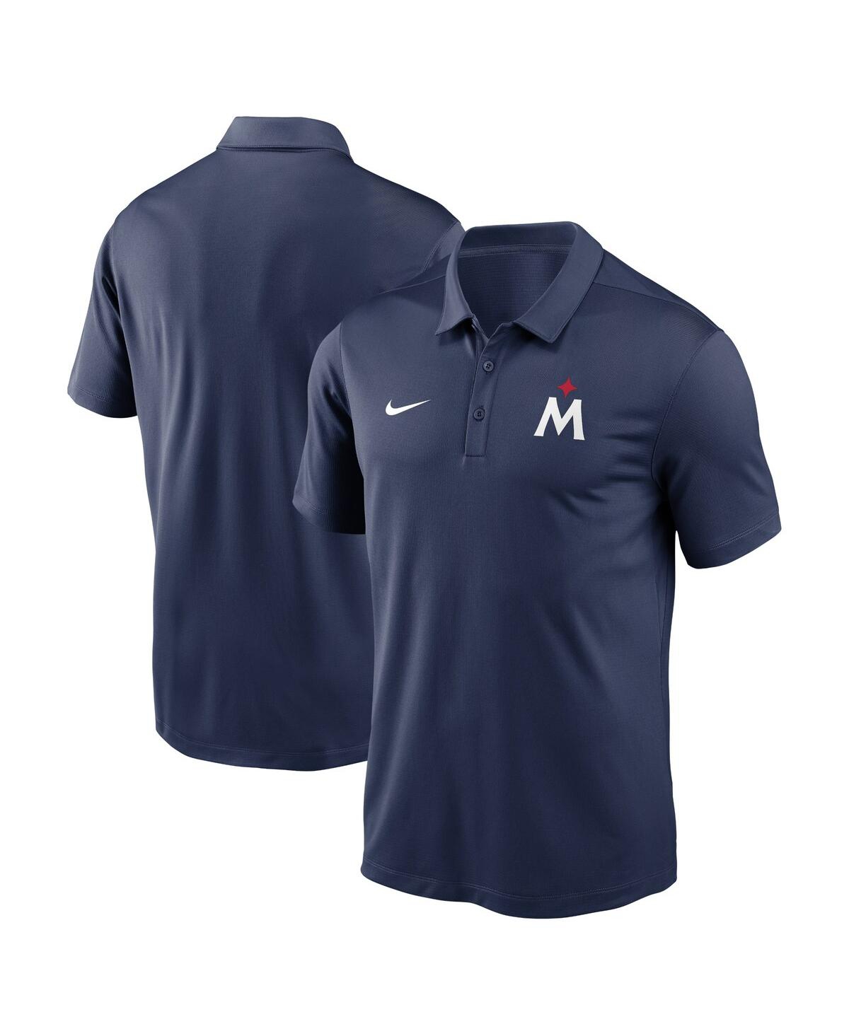 Nike Men's  Navy Minnesota Twins 2023 Agility Logo Franchise Performance Polo Shirt