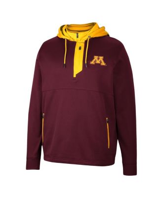 Men's Maroon Minnesota Golden Gophers Luge 3.0 Quarter-Zip Hoodie
