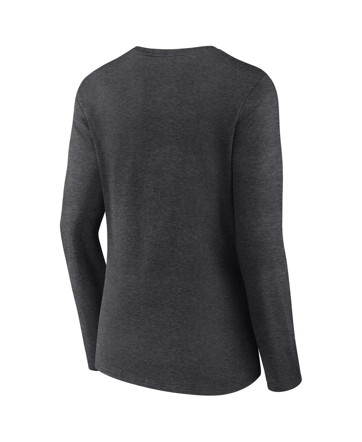 Fanatics Women's  Heathered Charcoal Colorado Avalanche 2022 Stanley Cup Champions Locker Room V-neck In Heathered Charcoal