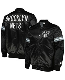 Lids Brooklyn Nets Starter Pick & Roll Satin Full-Snap Varsity