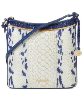 Brahmin - Katie Shell White Freshwater Small Leather Crossbody