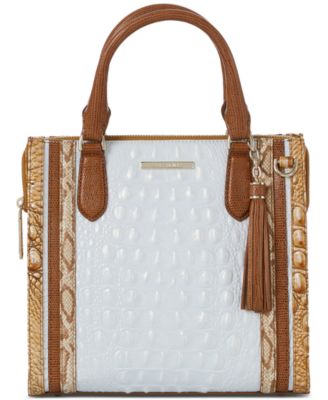 Brahmin - Caroline Alamosa Small Embossed Leather Satchel