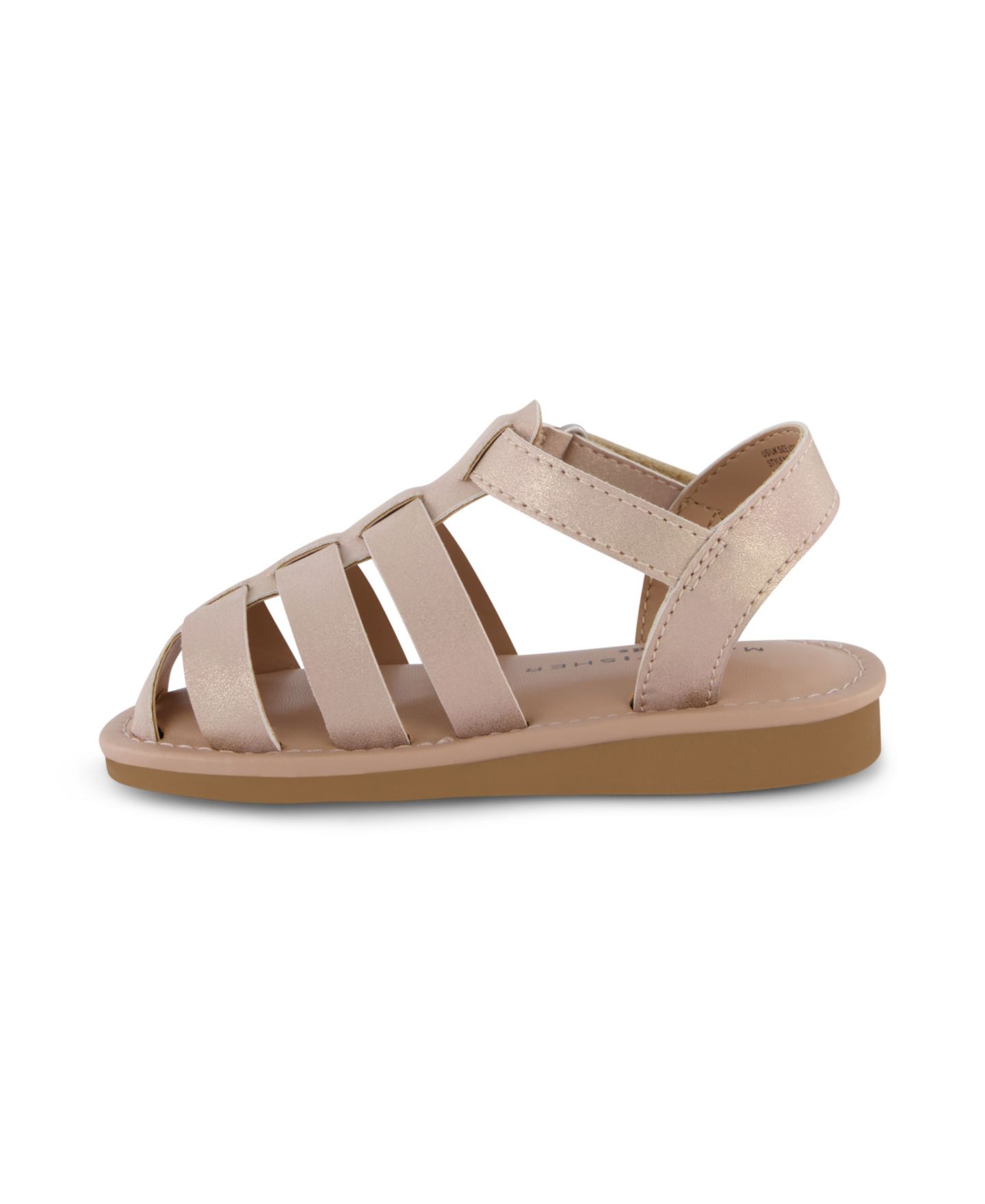 Сандалии Marc Fisher Nonskid Closed Toe Sandals для девочек-малышей, цвет: Рыжевато-коричневый — фото 7