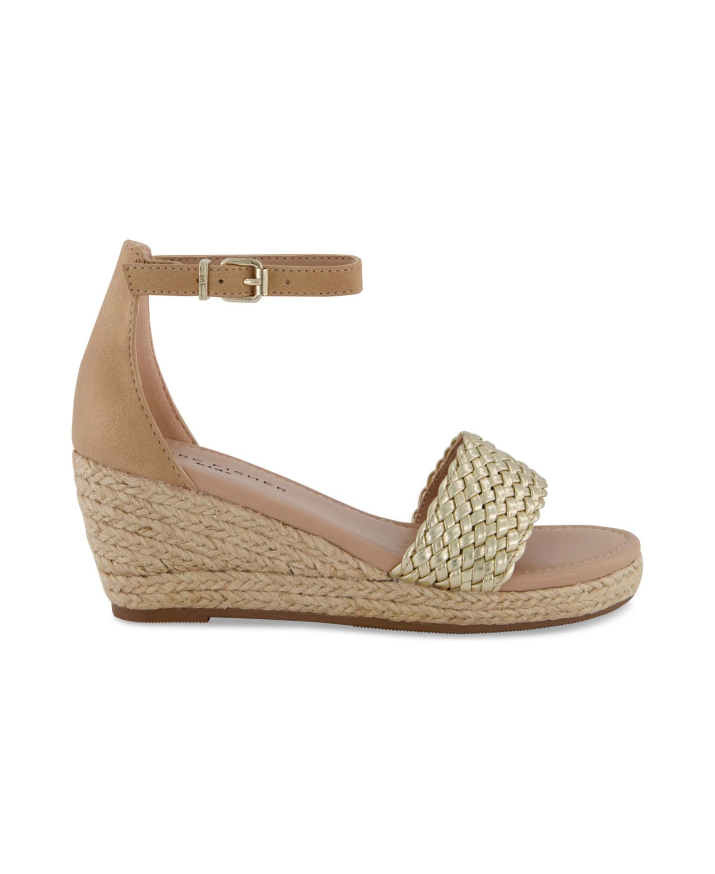 Сандалии Marc Fisher Open Toe Wedge Sandals для девочек, цвет: Рыжевато-коричневый — фото 2