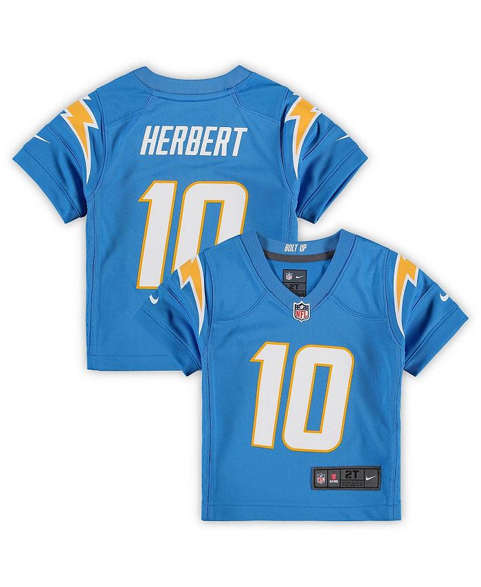 Nike Men's Justin Herbert Los Angeles Chargers Vapor Limited Jersey - Powder Blue