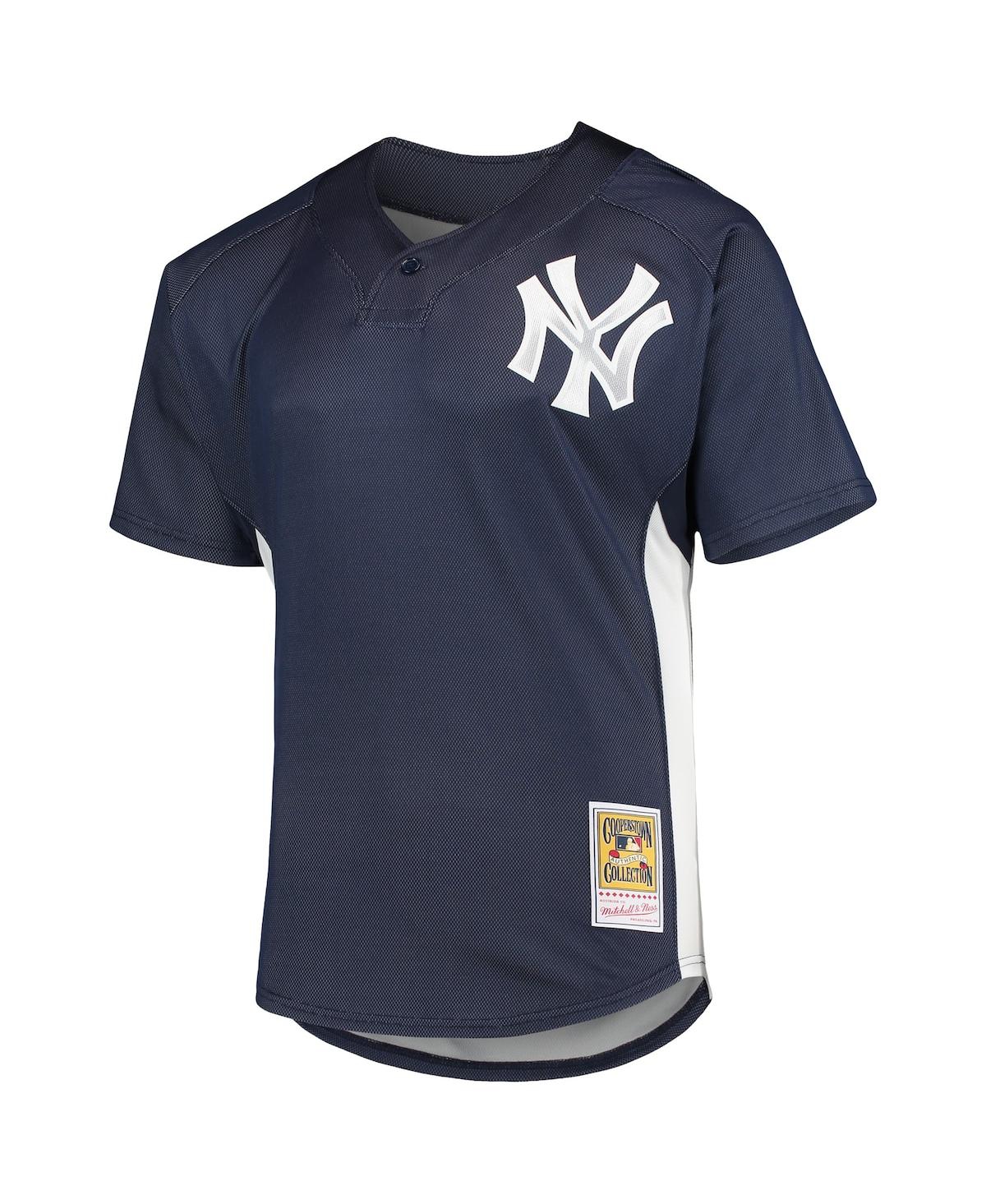 Men's Mitchell & Ness Derek JeterNew York Yankees Cooperstown Collection Mesh Batting Practice Jersey - Navy