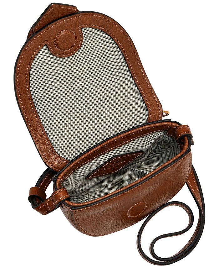 Fossil Harwell Mini Flap Crossbody Bag Macy's