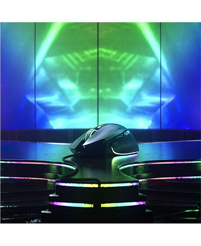 Razer Basilik V3 Wired Optical Gaming Mouse w/ Chroma RGB Lighting - Black - Black - ONE SIZE