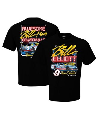 Men's Black Bill Elliott Dawsonville Two-Sided T-shirt