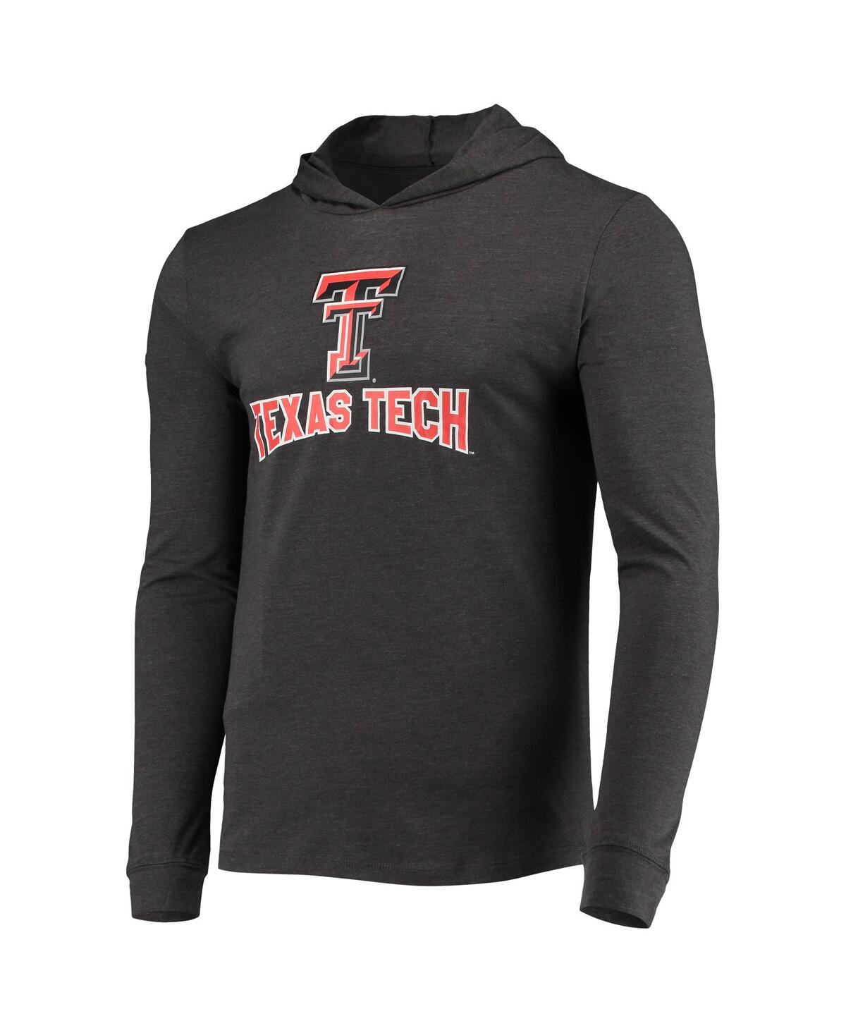 Shop Concepts Sport Men's  Red, Charcoal Texas Tech Red Raiders Meter Long Sleeve Hoodie T-shirt And Jogge In Red,charcoal