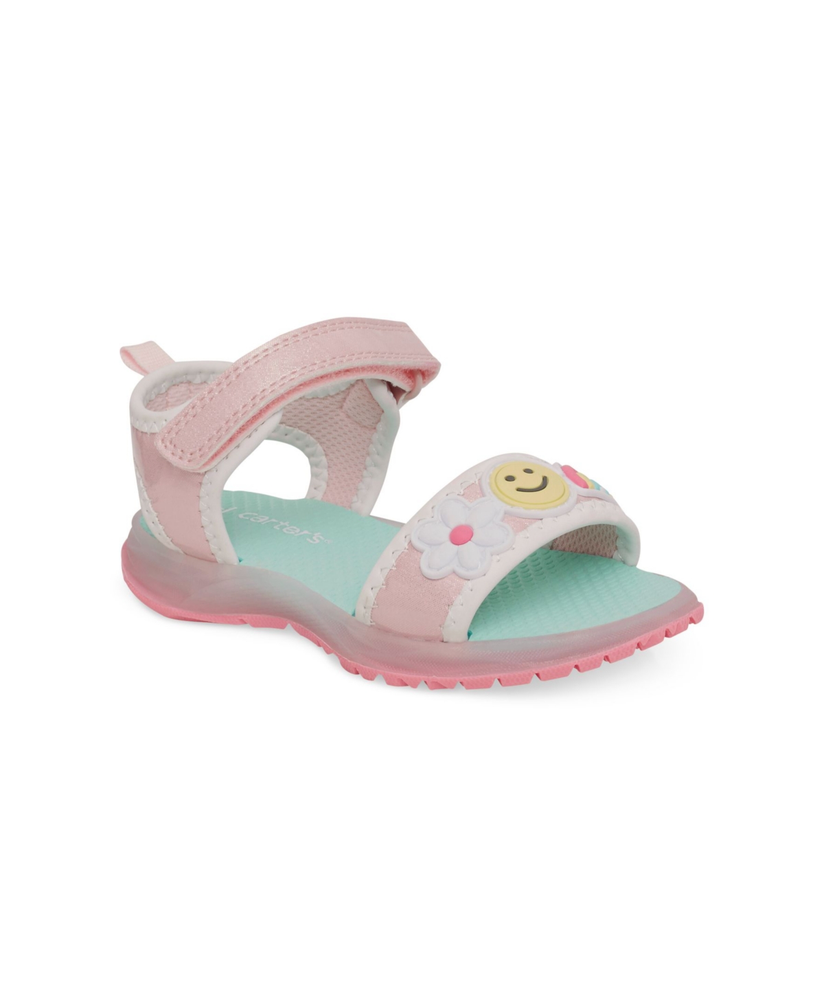 Carter's Toddler Girls Stellah Lighted Fastening Strap Sandals In Pink