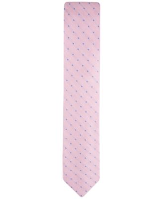 Men's Linen Dot Tie