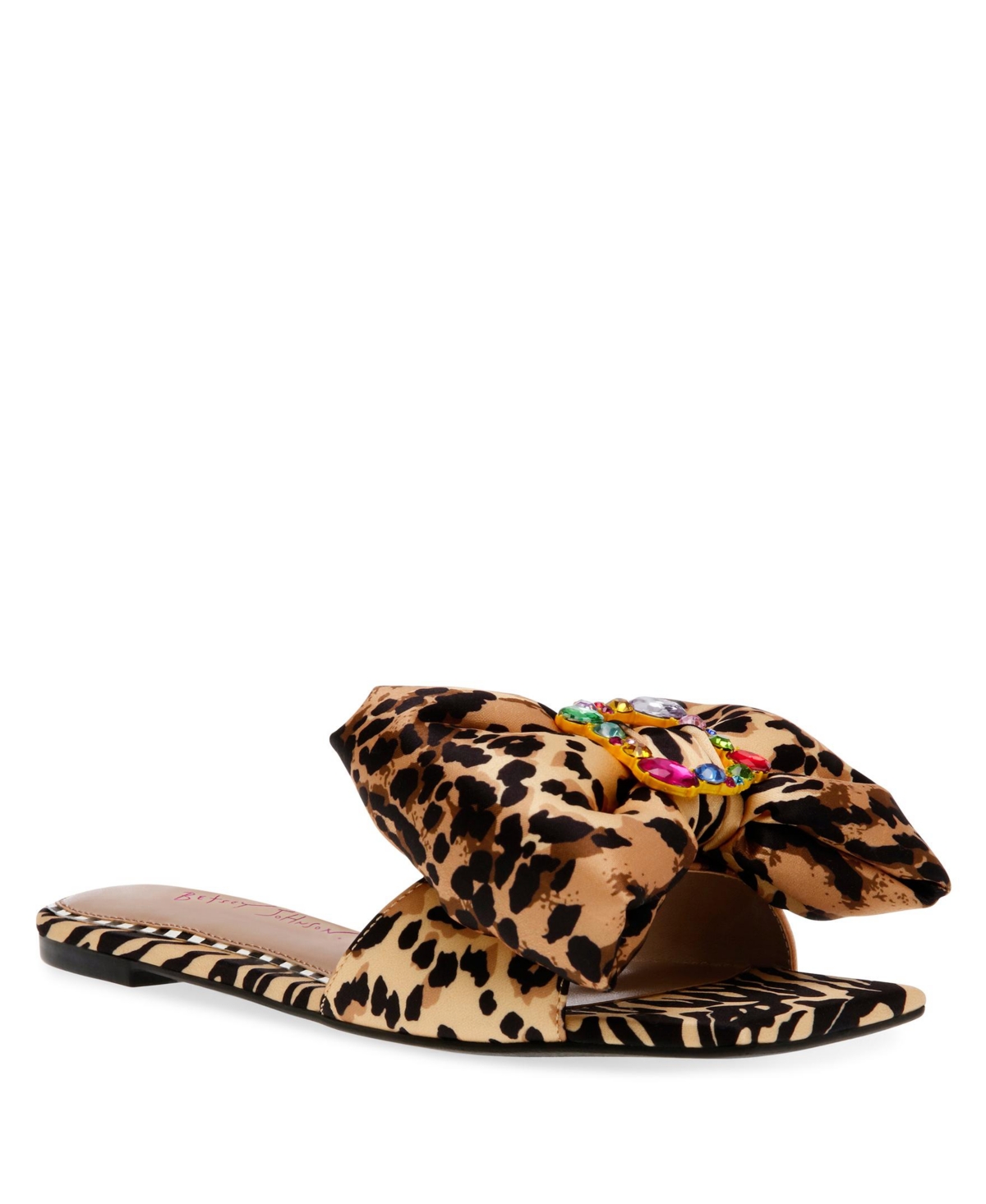 Betsey Johnson Women's Daisyy-g Bow Slip-on Flat Sandal Women's Shoes