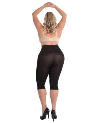 Plus Size High-Waisted Shaping Capri Shapewear