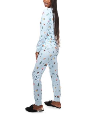 Women's Campfire Fun Cotton Blend 2 Piece Pajama Set