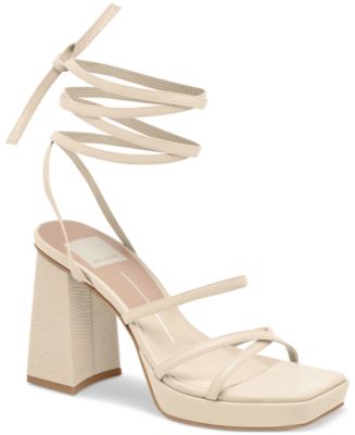 Dolce Vita Women's Amanda Ankle-Tie Platform Sandals - Macy's