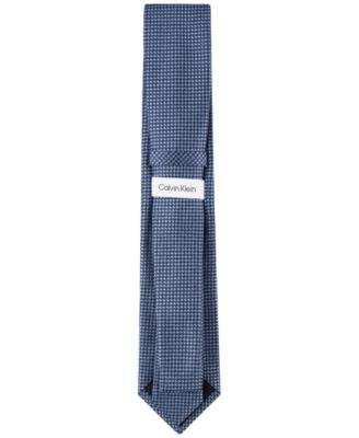 Men's Indigo Houndstooth Tie