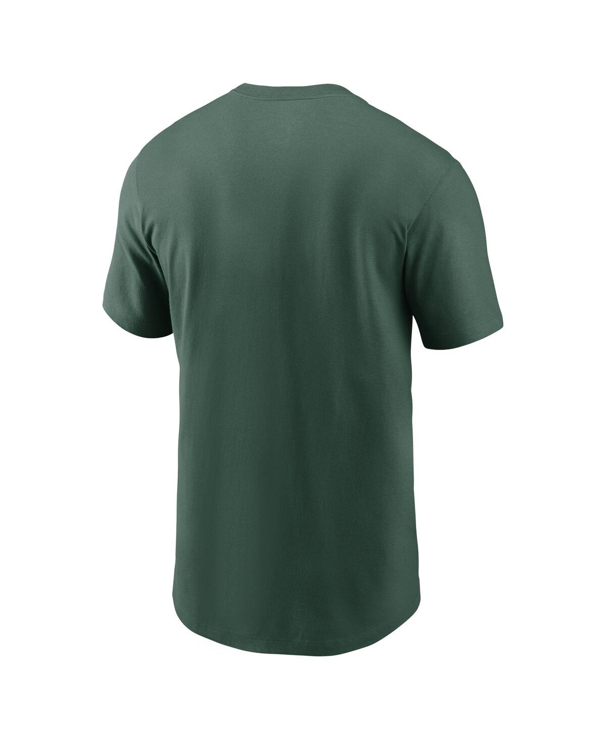 Shop Nike Men's  Green Green Bay Packers Muscle T-shirt