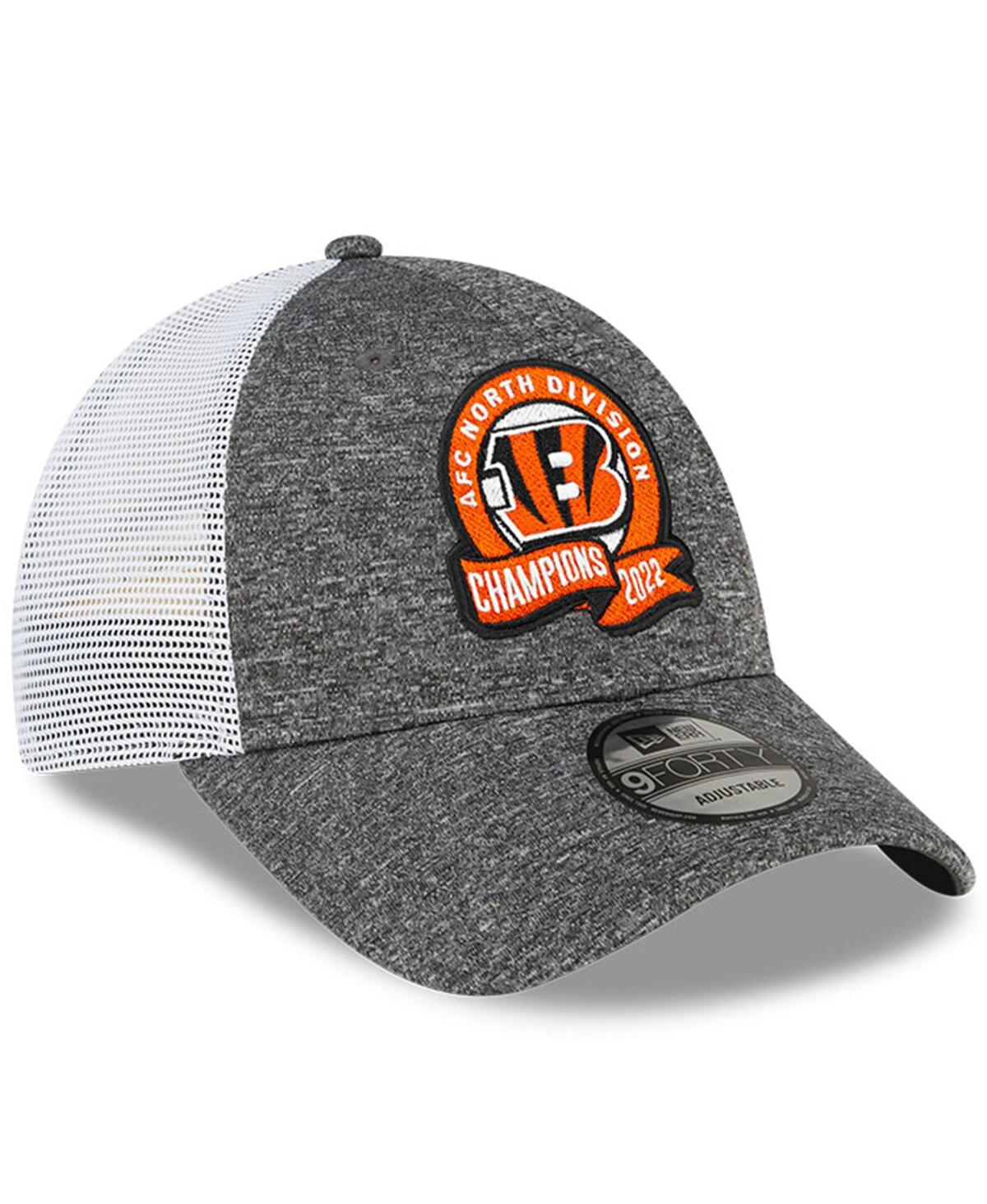 Shop New Era Men's  Heather Gray Cincinnati Bengals 2022 Afc North Division Champions Locker Room 9forty A