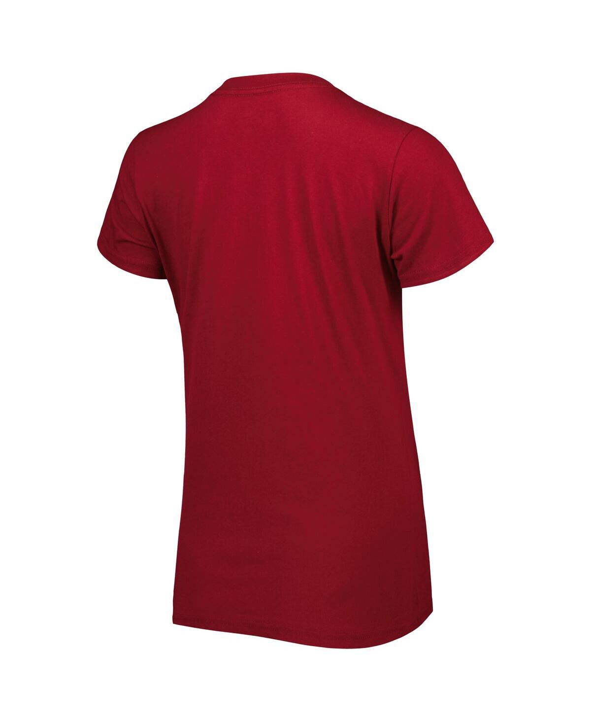 Shop G-iii 4her By Carl Banks Women's  Burgundy Washington Commanders Post Season V-neck T-shirt