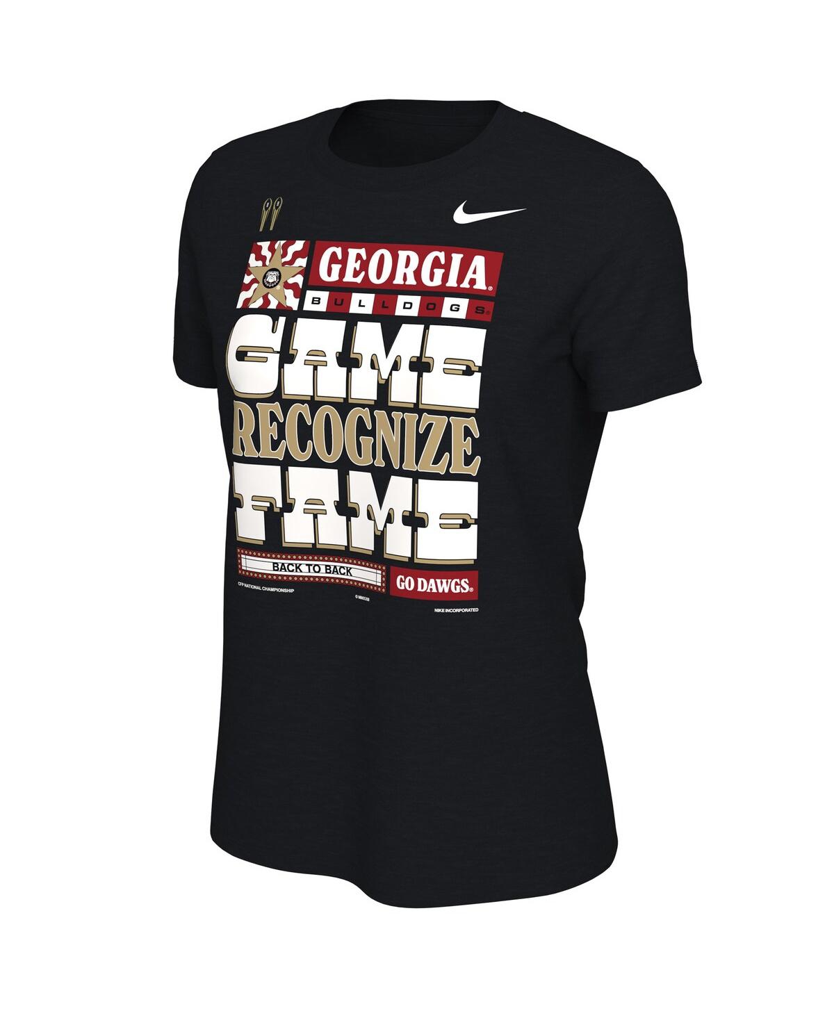 Nike Black Georgia Bulldogs College Football Playoff 2022 National Champions Locker Room T-shirt In Black