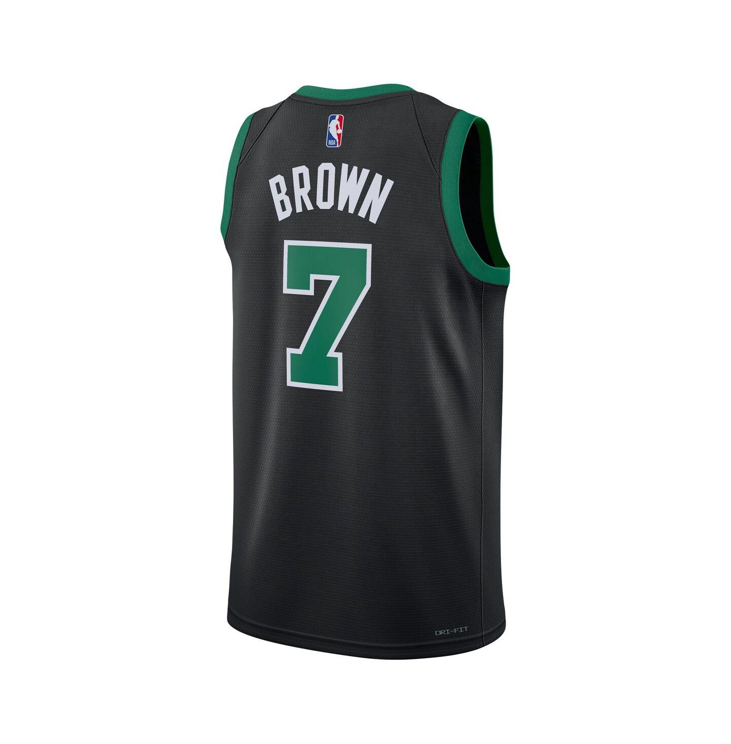 Топ Nike Jaylen Brown Boston Celtics Swingman Jersey, цвет: Чёрный — фото 2
