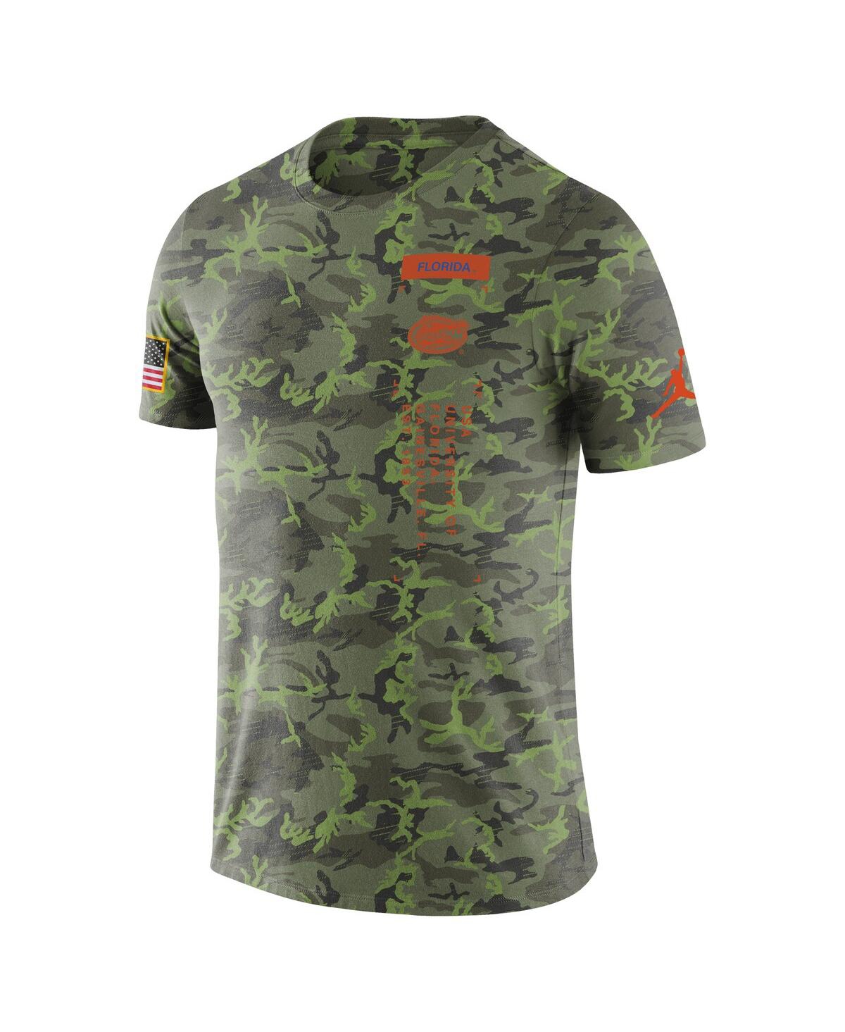 Shop Jordan Men's  Camo Florida Gators Military-inspired T-shirt