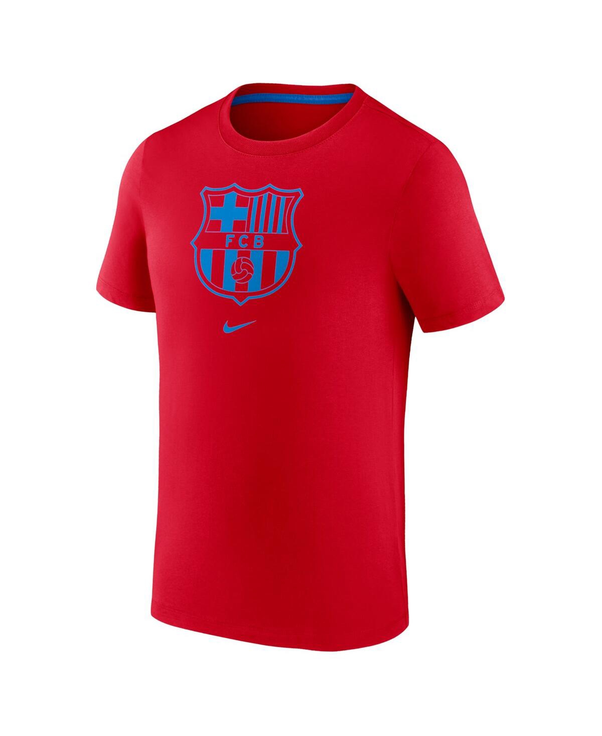Men's NikeBarcelona Team Crest T-shirt - Red