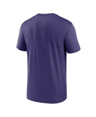 Men's Purple Baltimore Ravens Horizontal Lockup Legend T-shirt