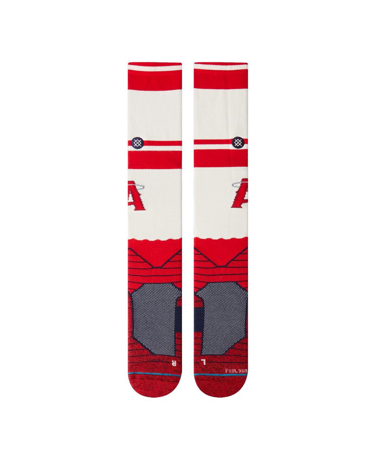 Shop Stance Men's  Red Los Angeles Angels City Connect Over The Calf Socks