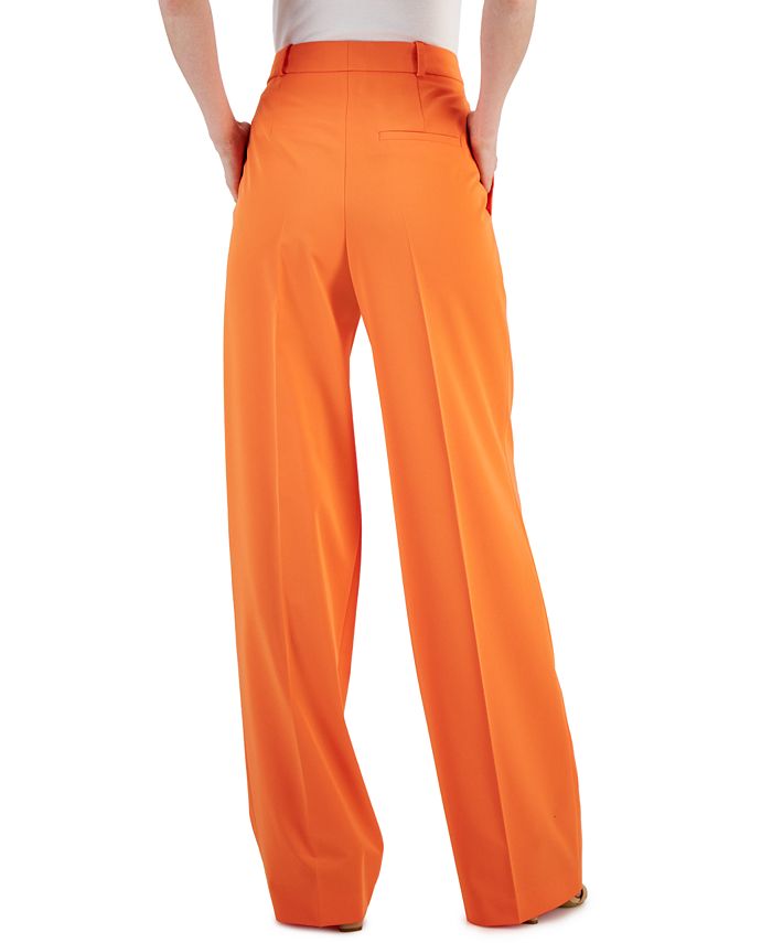 HUGO Women's MidRise WideLeg Pants Macy's