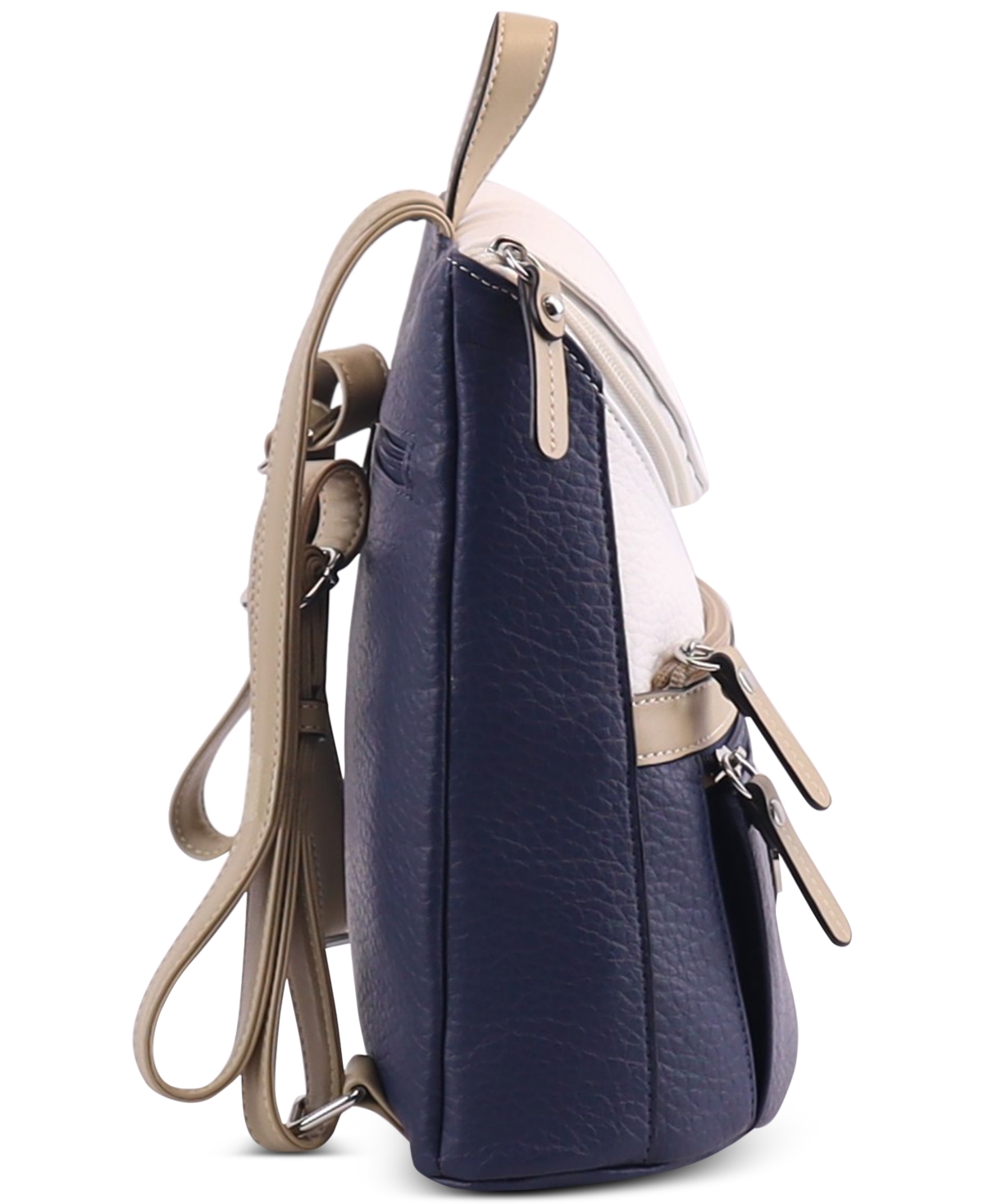 Giani Bernini Tri-Colorblock Zipper Closure Backpack, Created for Macy's