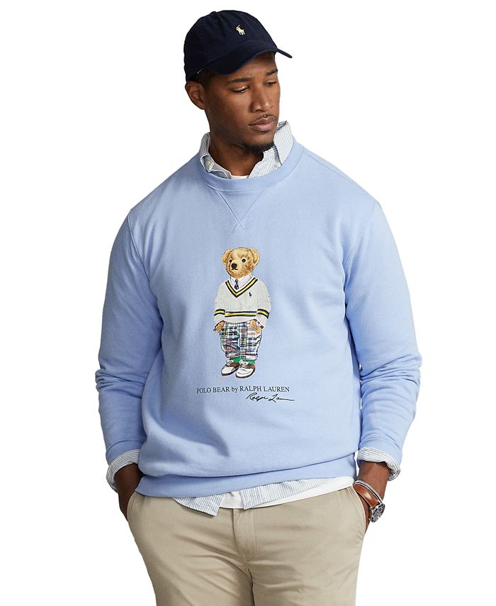 Polo Ralph Lauren Men's Polo Bear Fleece Sweatshirt & Reviews - Hoodies &  Sweatshirts - Men - Macy's