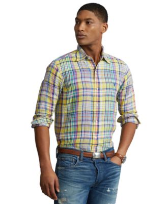 Polo Ralph Lauren - Men's Classic-Fit Plaid Linen Shirt
